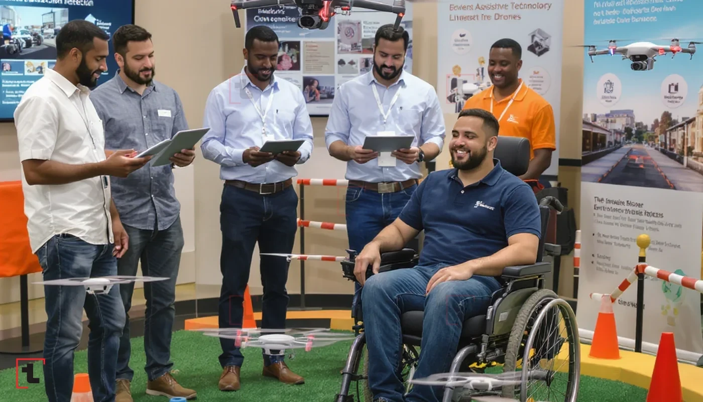 İlk dəfə: Ağıllı əlil arabası dronlarla maneələri necə aşkar edir?