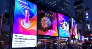 Samsung AI ilə yaradılan reklamlar sosial mediada necə populyarlaşır?
