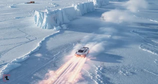 Çin Antarktidadakı Snow Leopard Avtomobili ilə Yeni Sürət Rekordu Qırdı