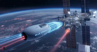 Blue Origin ilk dəfə Quartz yer stansaları ilə kosmik rabitəni dəyişir