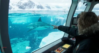 Tarixin İlk Anı: Antarktida Sularında 3 Metrlik Köpəkbalığı Görüntüləndi