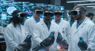 Rus Startapı İlk Dəfə Göyərçinləri Neyroimplantlarla İdarə Etməyə Uğur Qazandı