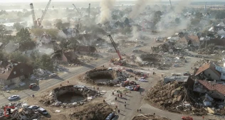 Almaniyada nəhəng meteorit daş yağışı: Ev dağıntıları və yaralılar var