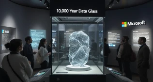 Microsoft-dan İnqilabi Addım: 10,000 İl Saxlayan Məlumat Şüşəsi Yarandı!