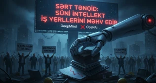 Sərt Tənqid: süni intellekt sistemləri iş yerlərinin itirilməsinə səbəb ola bilər