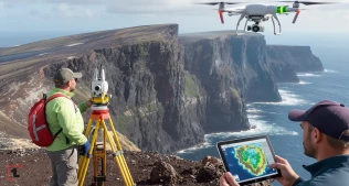 Tristan da Cunha adasında ultra-dəqiq rəqəmsal yüksəklik modeli necə hazırlanır?