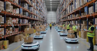 Yandex robotları Vinlab anbarlarında ilk dəfə işə başladı