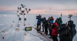 Tarixdə ilk dəfə: Çinli humanoid robot -47,5°C-də 100 km yol qət etdi